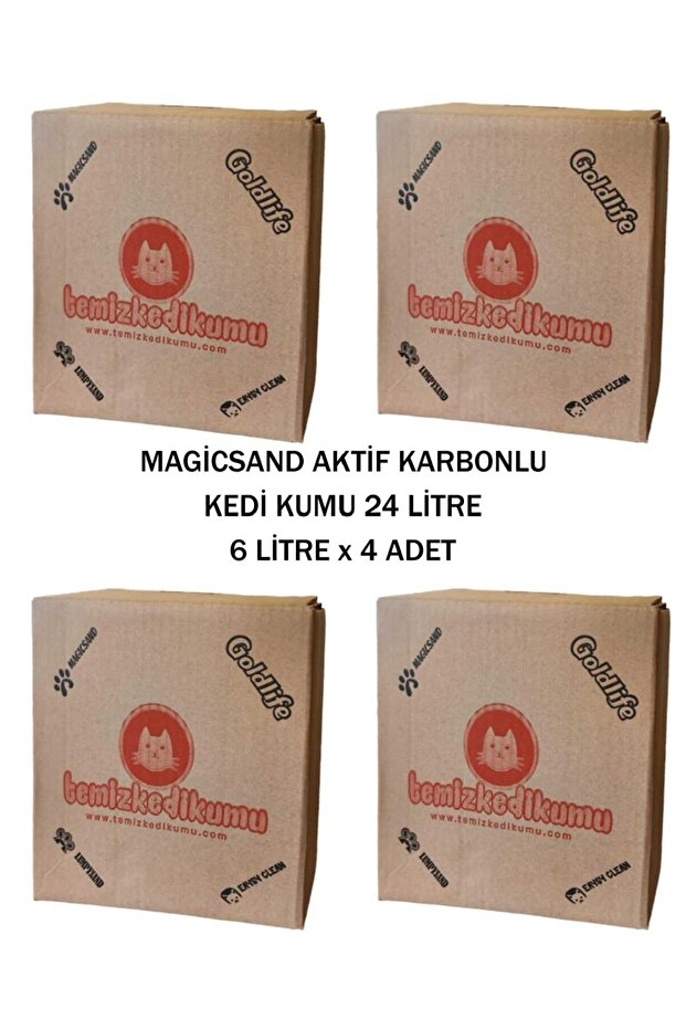 Aktif Karbonlu 6 Litre × 4 Adet - 1