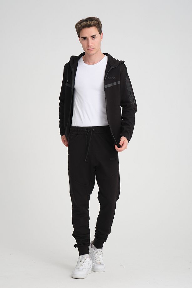 Tech Fleece Double Face Eşofman Takım Siyah - 4