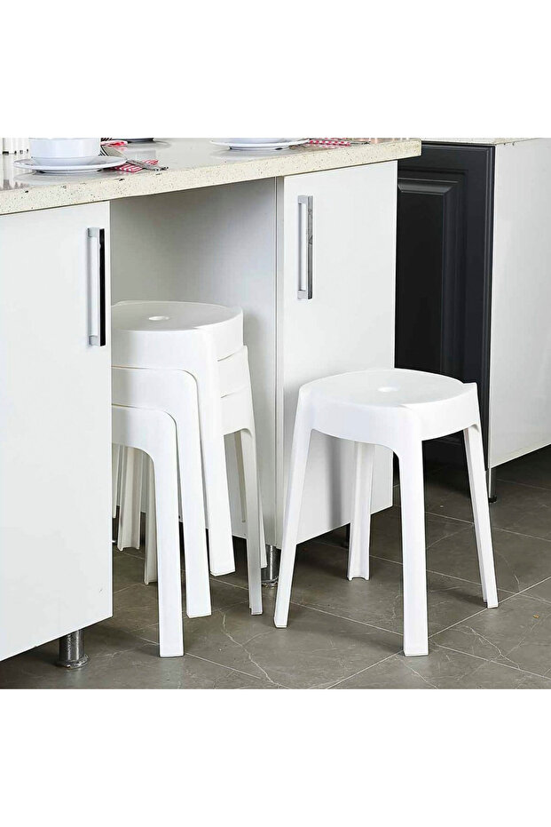 Solo Tabure - Beyaz - 4