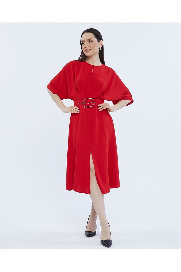 Kalın Jesica Polyester Kumaş Elbise - 2