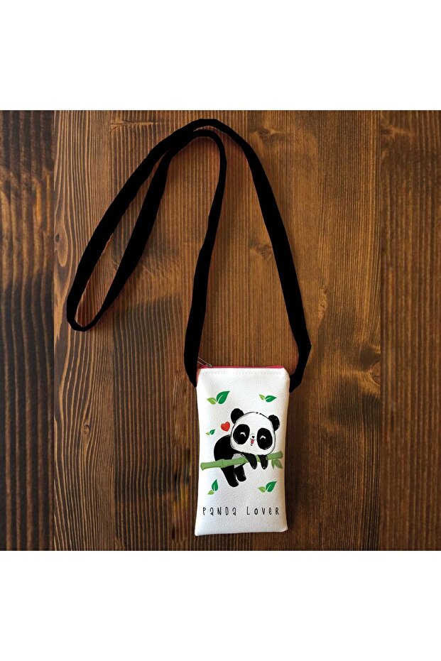 White Hanging Phone Bag