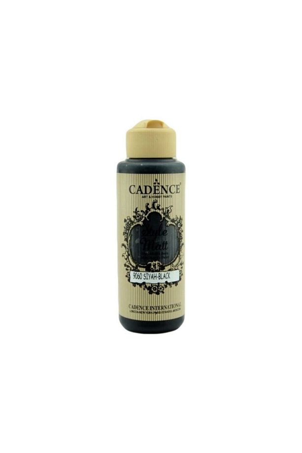 Style Matt Mat Siyah Akrilik Boya 120 ml 9060 - 1