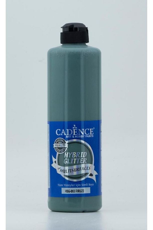 Hybrid Multisurface Simli Akrilik Boya 500ml - Hsg-093 Firüze - 1