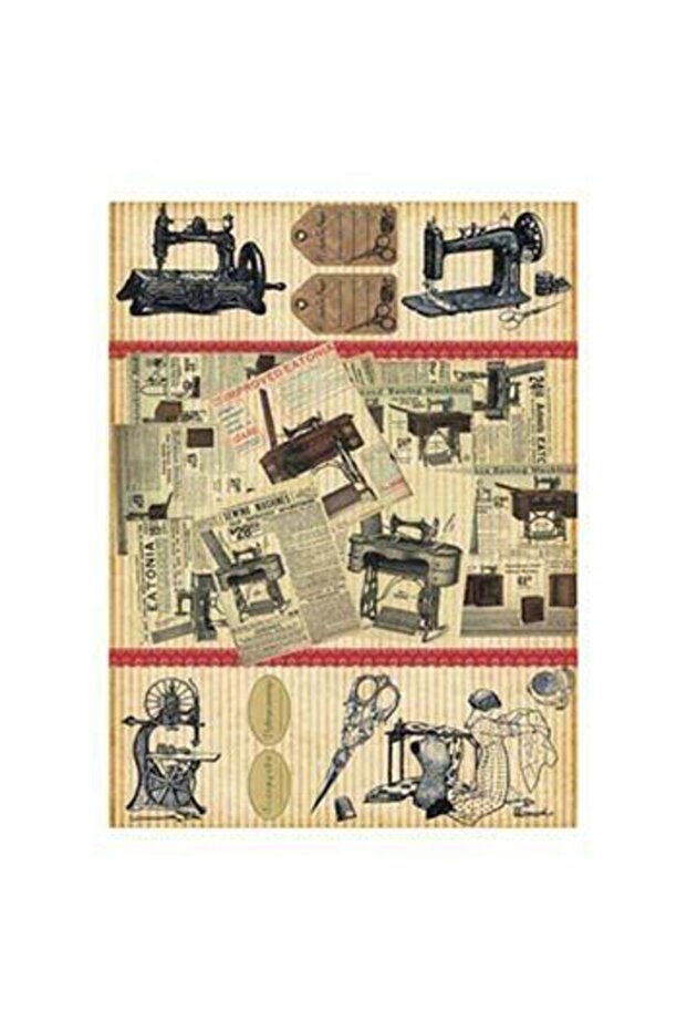 Brass Decopage Paper Model 11 - 1