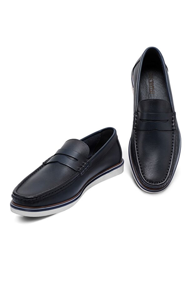 Vittoria férfi naplopó – valódi bőr szabadidőcipő - 3