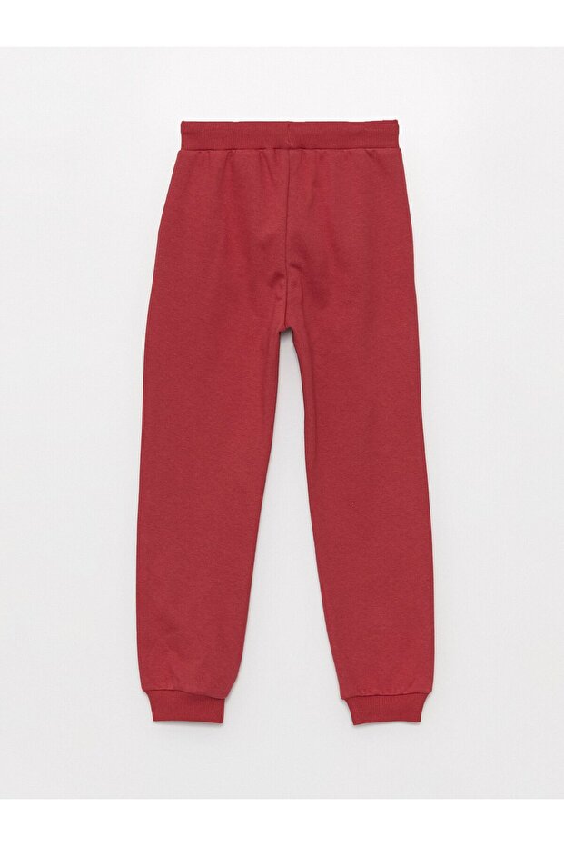 Beli Lastikli Basic Kız Çocuk Jogger Eşofman Altı - 3