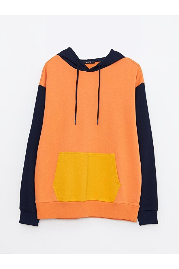 Xside Long Sleeve Color Block Men's Hoodie (W2)