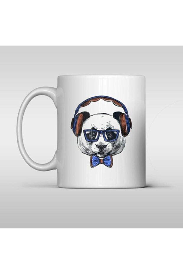 كوب/زجاج بطبعة الباندا - 1