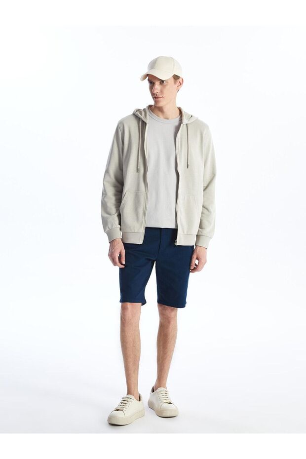 Slim Fit Erkek Şort - 1