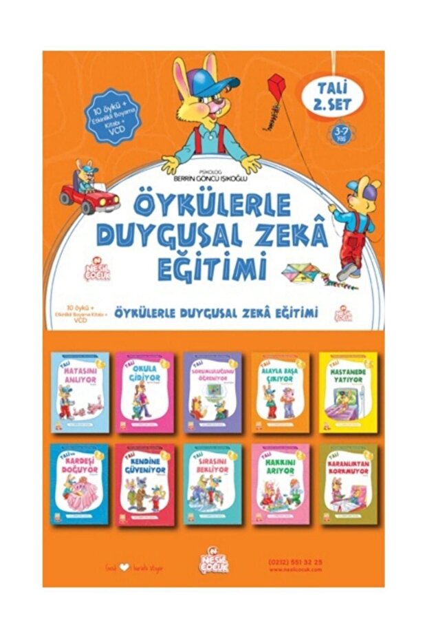 Tali 2 with Stories Emotional Intelligence Training Set 10 Books Coloring Book
