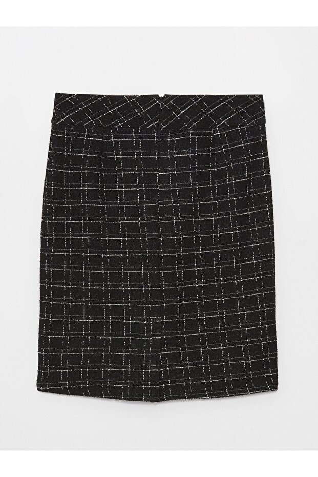 LCW Grace Dar Fit Desenli Kadın Etek - 7