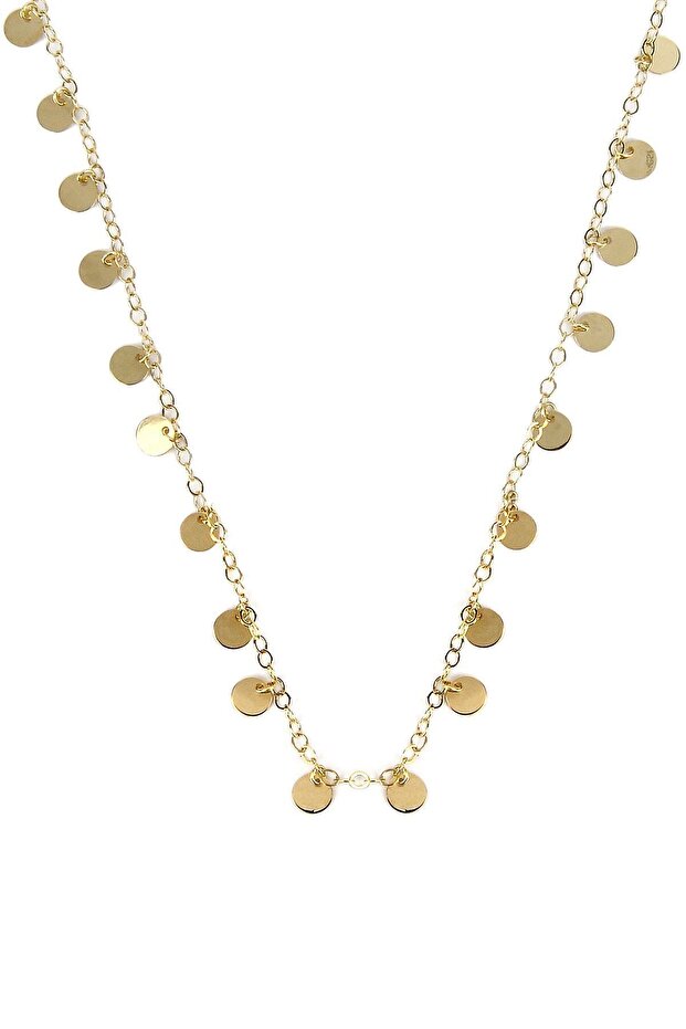 Pullu Altın Kolye - 1