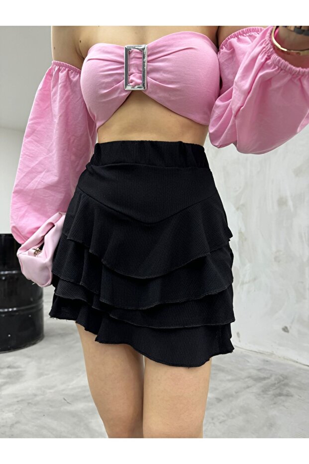 Women's Summer Flounce Mini Skirt