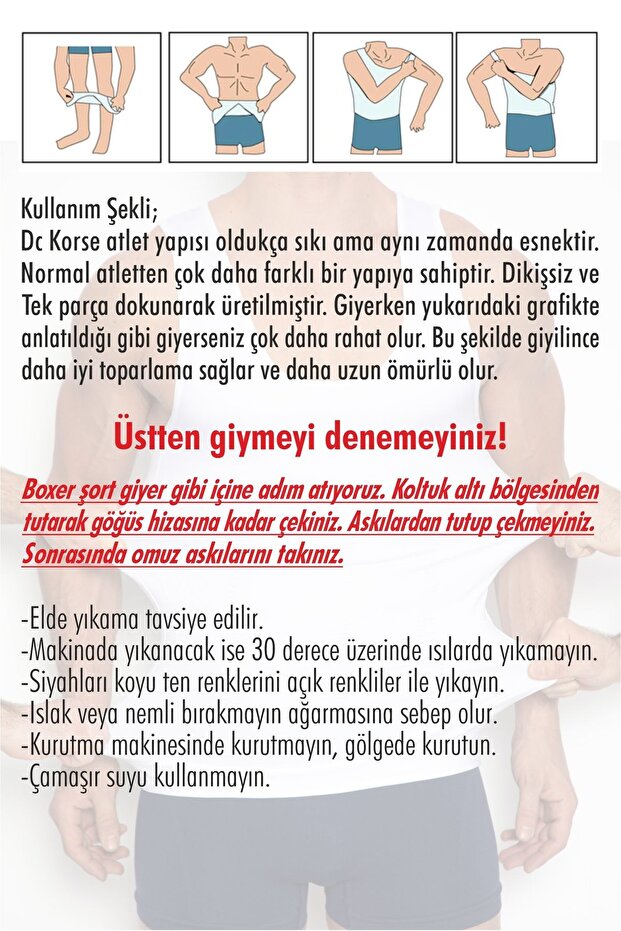 Korse Atlet Beyaz - 7