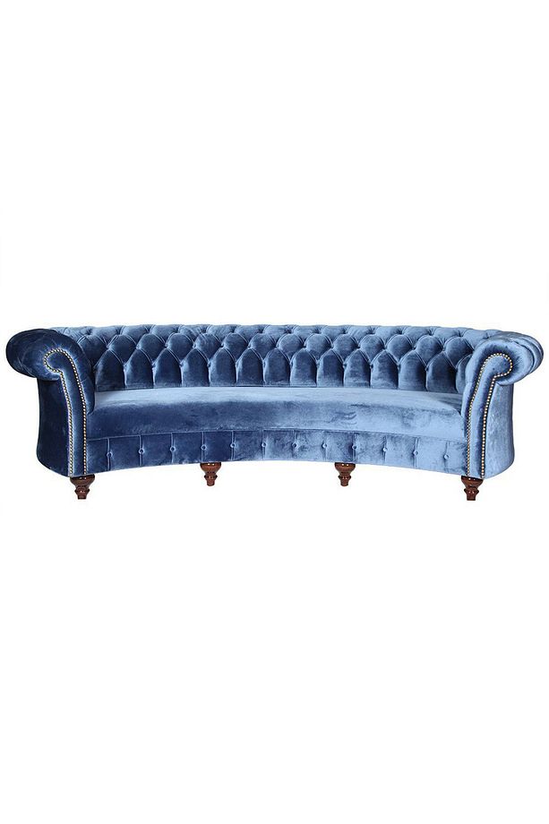 Blue Chesterfield 230X90X80 CM - 1