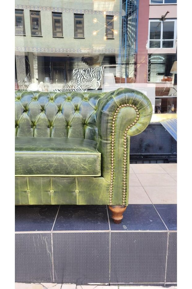 LONDON PULLAP GREEN CHESTERFİELD - 4