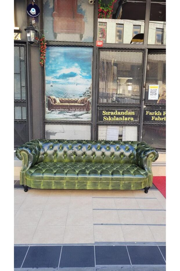 3A MOBİLYA OLD ENGLİSH PULLAP CHESTERFİELD - 4