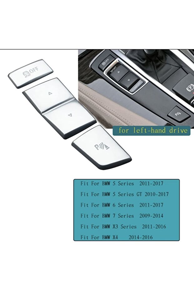 For BMW 5 Series F10 Esp Mod Parking Sensor Key Covering Shift edge 2011-2017
