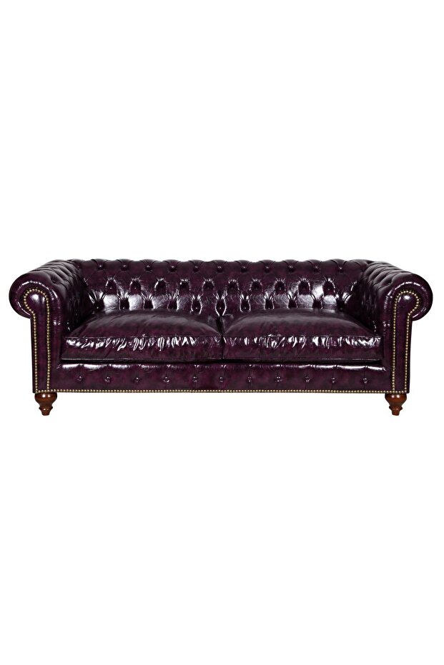 Purple  Pullap Chesterfield 230X90X80 CM - 1