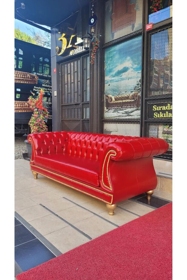 3A MOBİLYA FLAME DERİ KOLTUK - 1