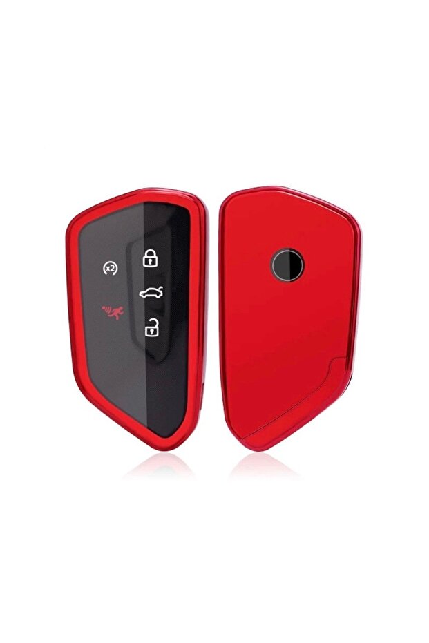 Vw Caddy 2021-2025 Key Case Red Color