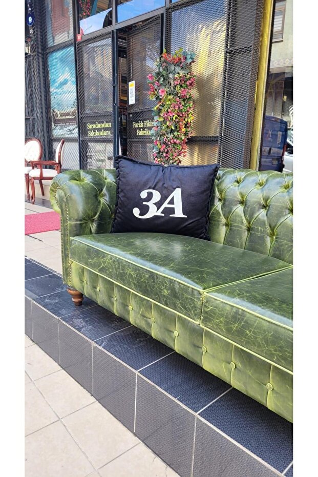 LONDON PULLAP GREEN CHESTERFİELD - 3