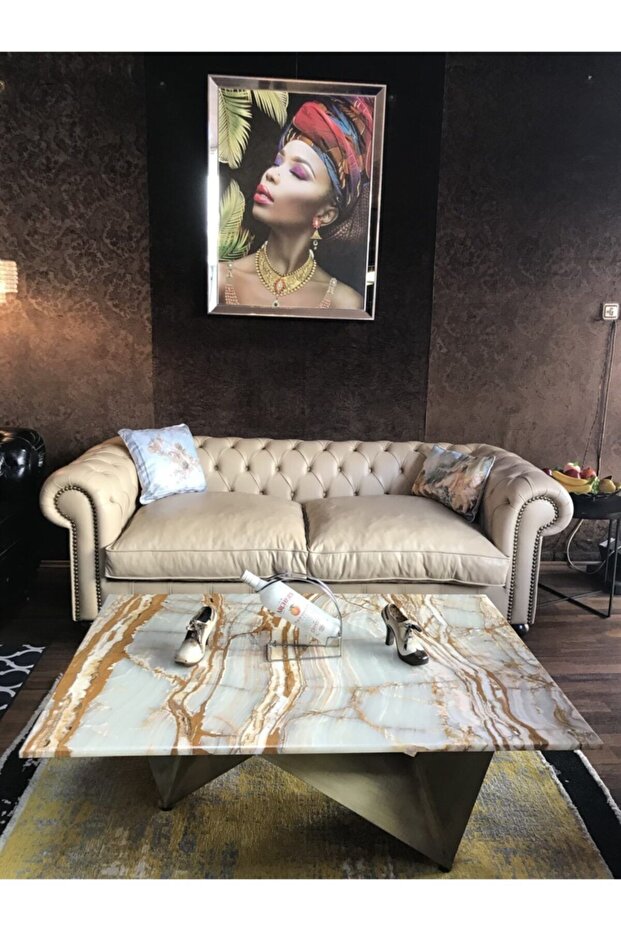 3a Moobilya Hakiki Deri Dream Chesterfield - 5