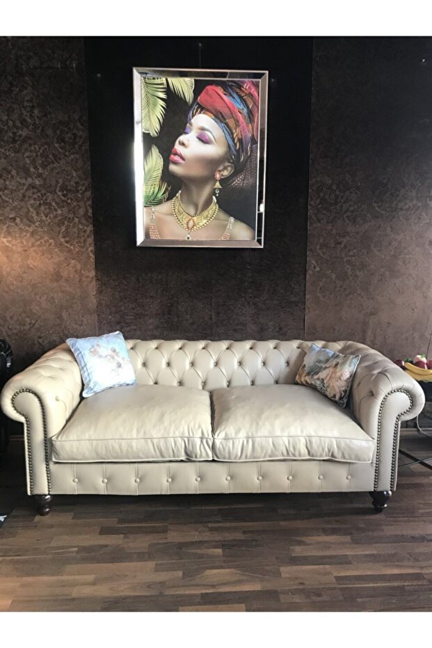 3a Moobilya Hakiki Deri Dream Chesterfield - 3