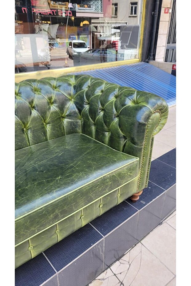 LONDON PULLAP GREEN CHESTERFİELD - 6