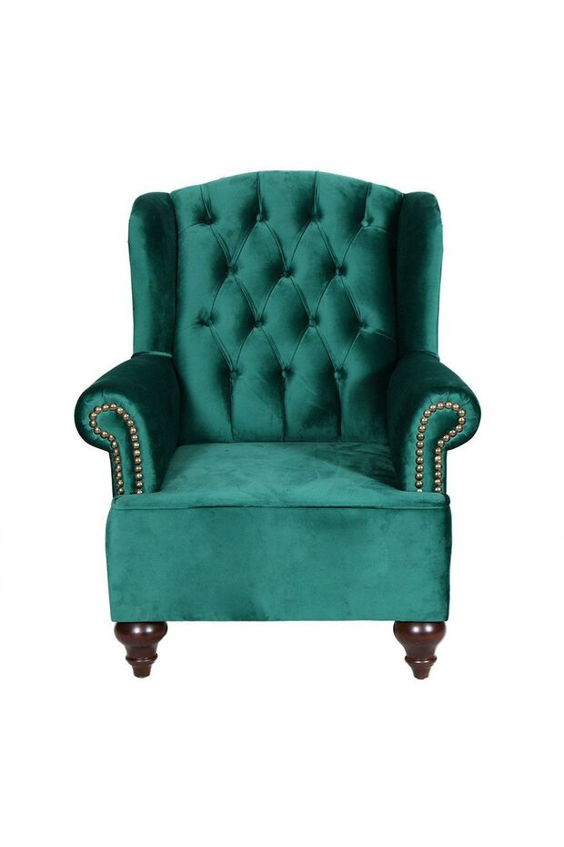 Green Silk Berjer 100x83x77 cm - 2