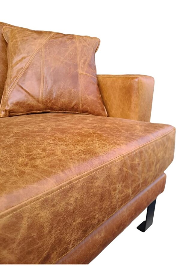 3A MOBİLYA CHİCAGO HAKİKİ DERİ KANEPE - 5