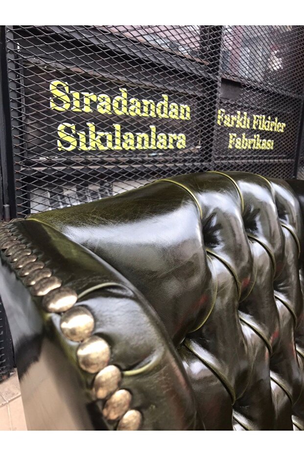 3A MOBİLYA ENGLİSH GREEN PULLAP BERJER - 3