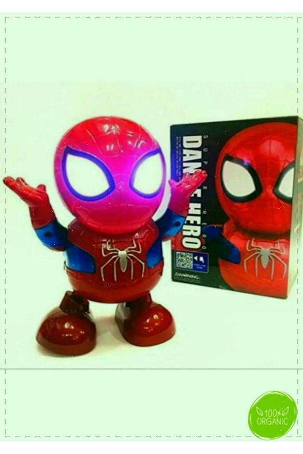 SpiderMan Oyuncak Hareketli Işıklı Dans Eden Robot Örümcek Adam 2 Yildizli Ürün Erkek Cocuk Oyuncak - 2