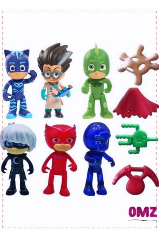 Pijamaskeliler Pjmasks Figür Oyuncak 6lı Set Pijamasks Figur Erkek Cocuk Egitici Montessori Oyuncak - 6