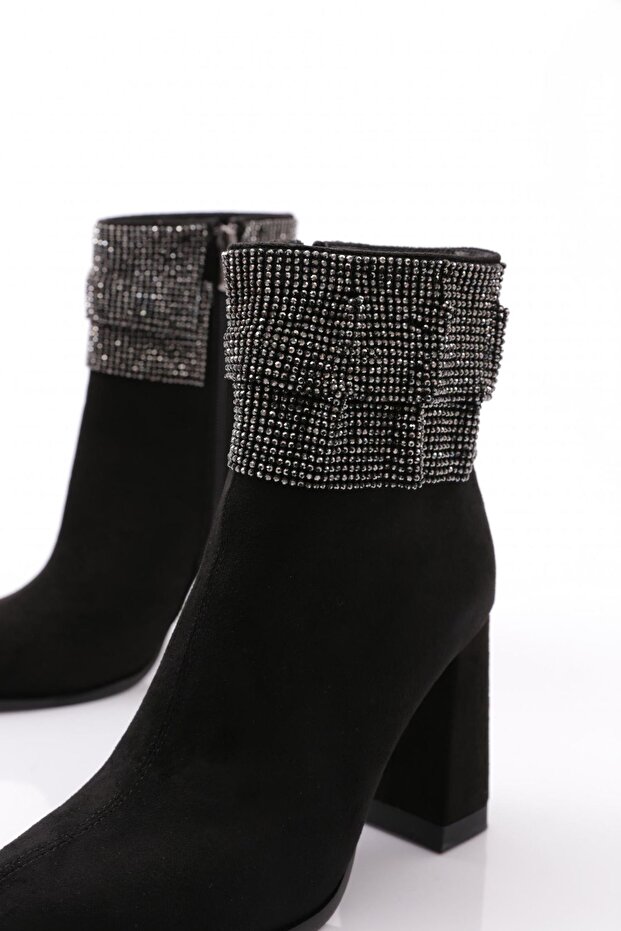 Kadın Bot Siyah Süet - 4