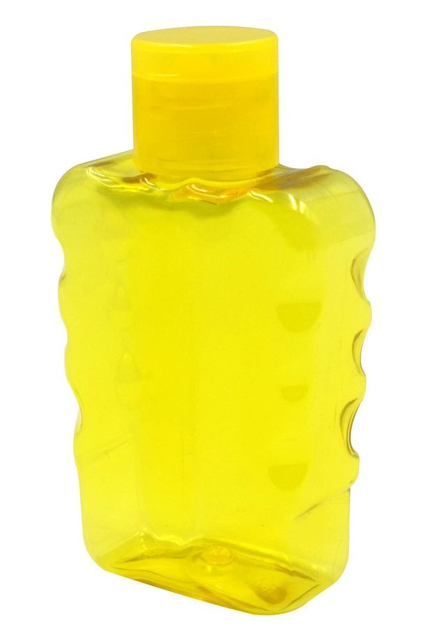 40 Adet 100ml Sarı Plastik Şişe +fliptop Kapak Boş Şişe 100 Ml Boş Kolonya Şişesi - 5