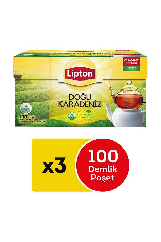 Doğu Karadeniz Demlik Poşet Çay 100'lü X 3 Adet - 1