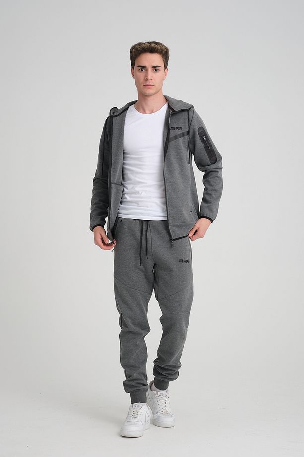 Tech Fleece Double Face Eşofman Takım Antrasit - 4