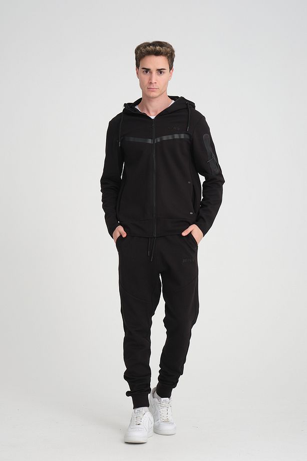 Tech Fleece Double Face Eşofman Takım Siyah - 6