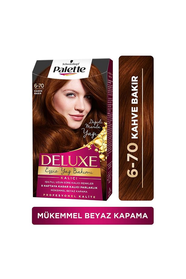 Deluxe Saç Boyası 6-70 Kahve Bakır - 1