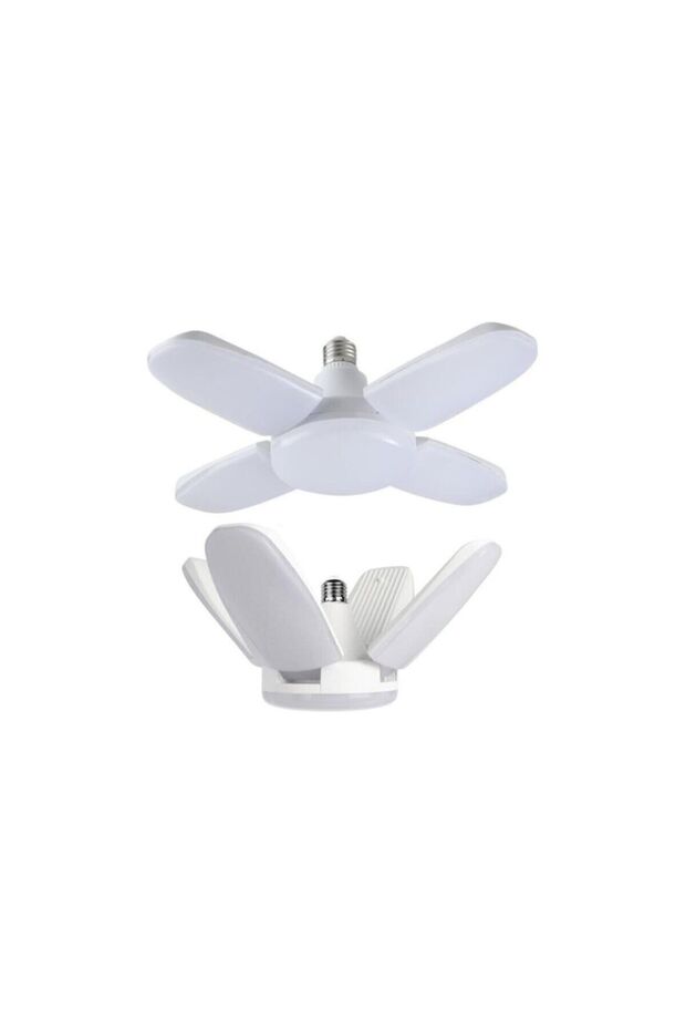 Beyaz Mini Pervane Katlanabilir Led Ampul E27 2000 Lümen 24w - 1