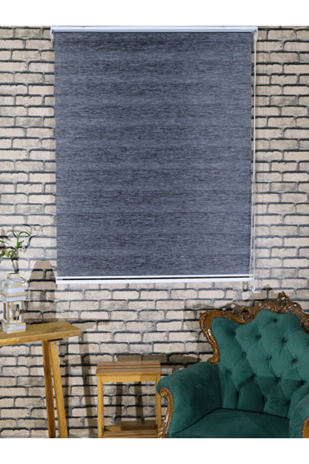 ANTRASİT BAMBU ZEBRA PERDE - 1