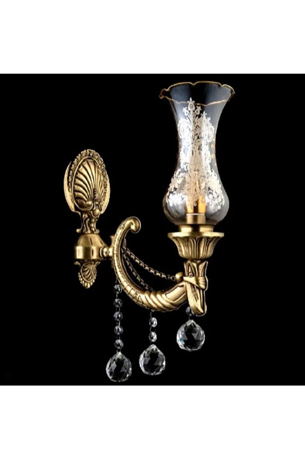 Zincirkol Taşlı Fanus Aplik - 1