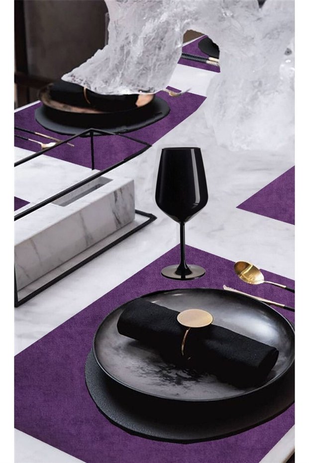 6-Piece Velvet Textured Serving Napkin