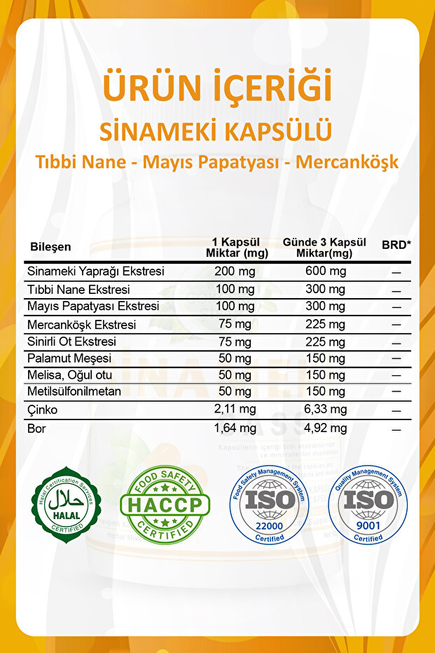 Sinameki Kapsül (SENNA CAPSULE) - 3