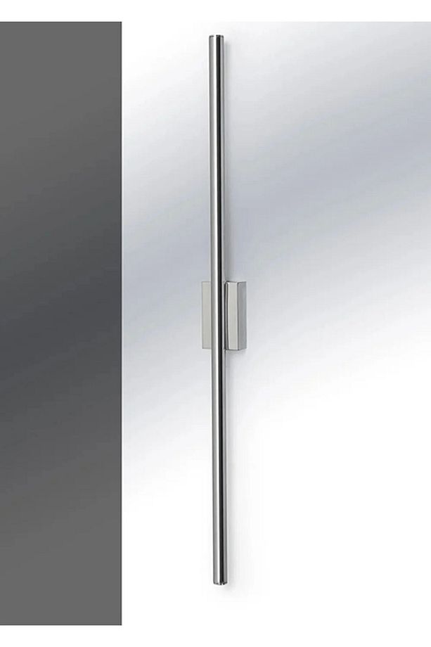 Krom Renk Modern Dekoratif Led Duvar Aplik Uzun Çubuk Led Tekli 80 cm Gün Işığı - 3