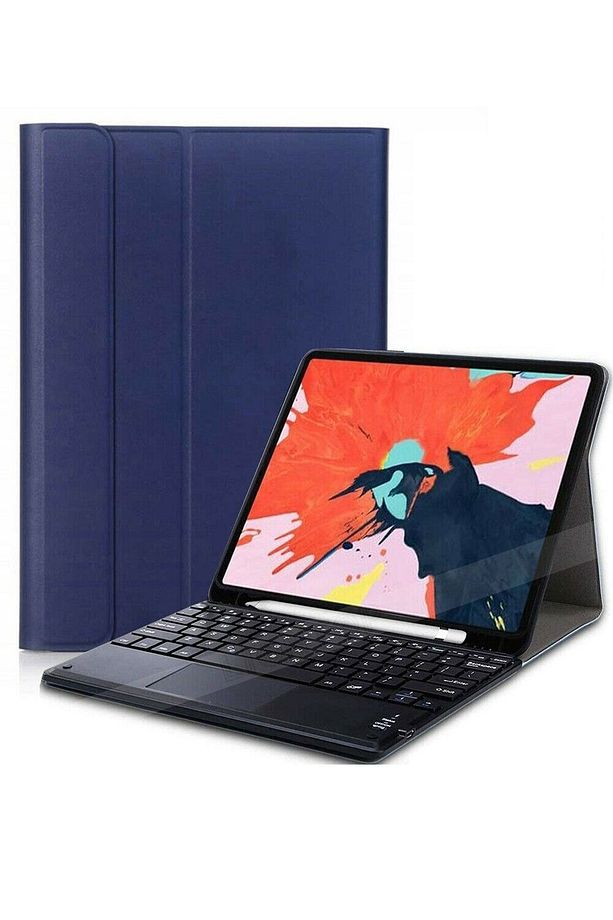 Apple Ipad 6. Nesil A1893 A1954 Kılıf Bluetooth Klavye Kablosuz Keyboard Standlı 9.7 Inç - 1