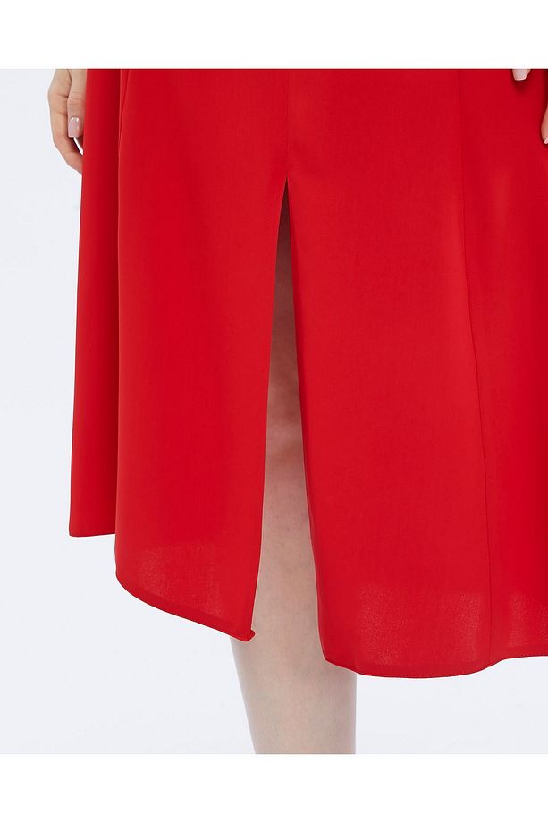 Kalın Jesica Polyester Kumaş Elbise - 8