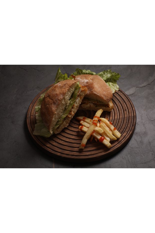 Wooden Carved Round Decorative Wooden Tray Presentation Tray, Presentation Holder