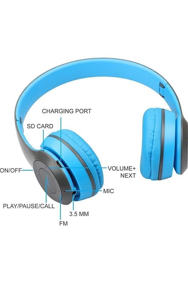 P47 Wireless 5.0+edr Bluetooth Kablosuz Mp3 Çalar Kulaklık - 3